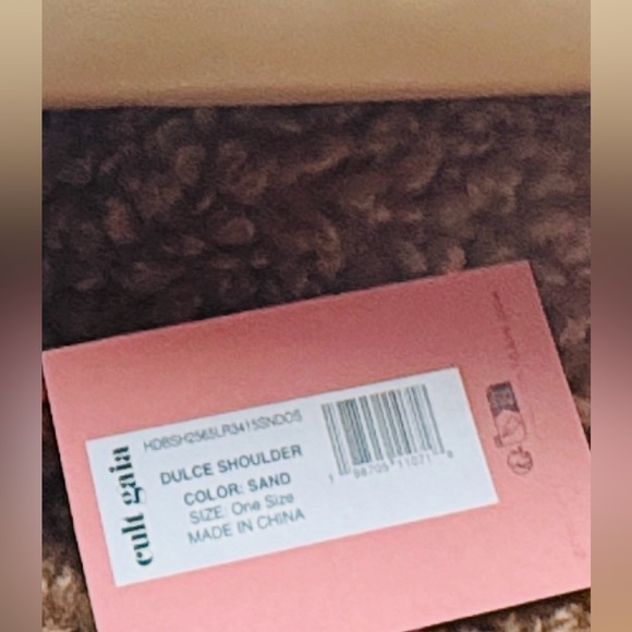 Cult Gaia Tan Shoulder Bag with Gold Chain - Picture 4 of 10